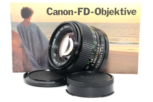 Canon 50mm 4 obiettivo - fd, 1,4
