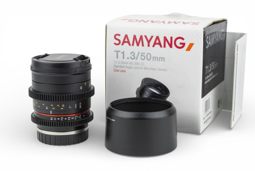 Samyang 50mm umc cs m - samyang, t