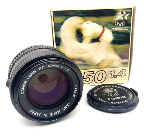 Canon lens 50mm 1 4 - fd, f/1.4