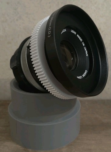 Cine mod canon - fd50mm, f/1.8